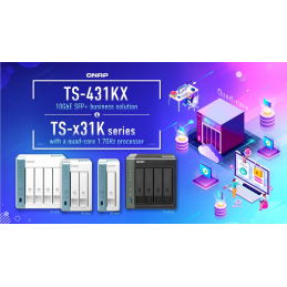 TS431K + 4 HDD 2TB WD RED